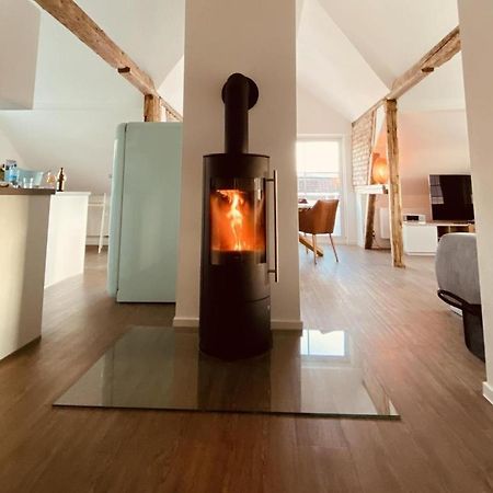 Penthouse Im Dachgeschoss Apartment ซอนโทเฟิน ภายนอก รูปภาพ