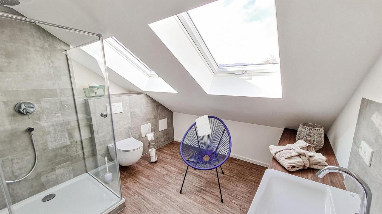 Penthouse Im Dachgeschoss Apartment ซอนโทเฟิน ภายนอก รูปภาพ