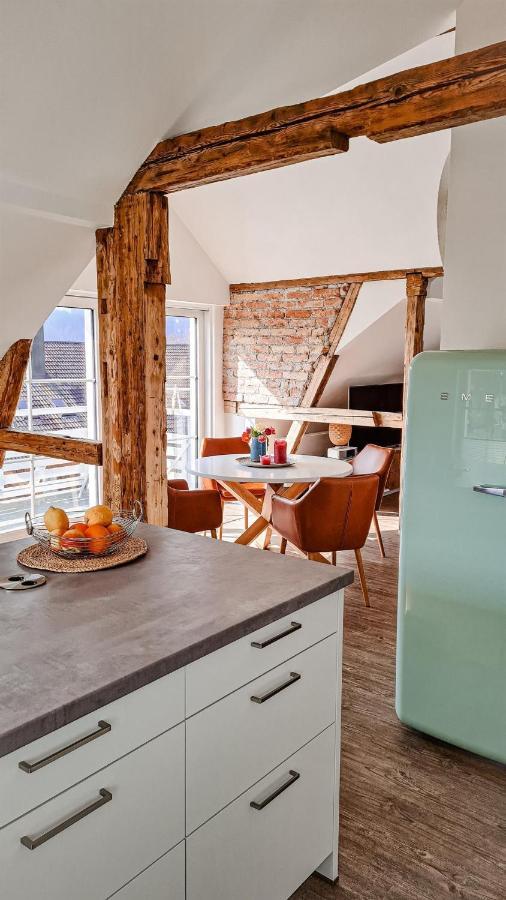 Penthouse Im Dachgeschoss Apartment ซอนโทเฟิน ภายนอก รูปภาพ